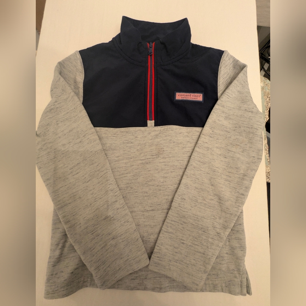 Vineyard Vines Boys Half-zip Pullover - size S (8/10)